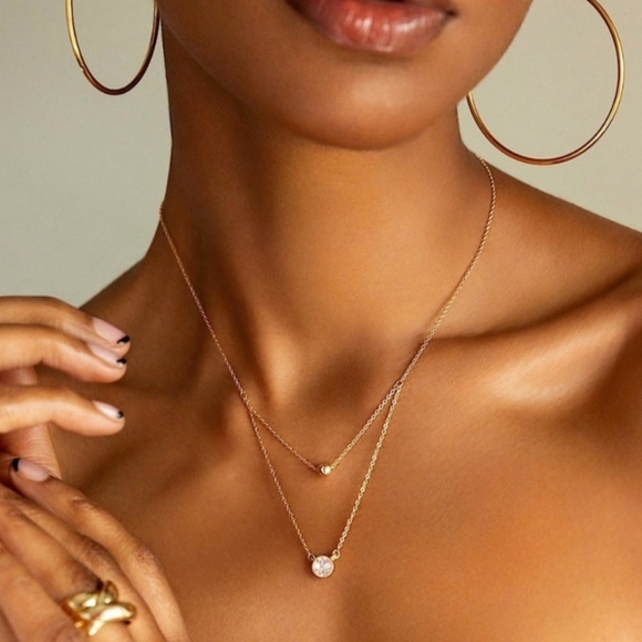 Marlyn Schiff Double Layer Necklace - Picture 2 of 4